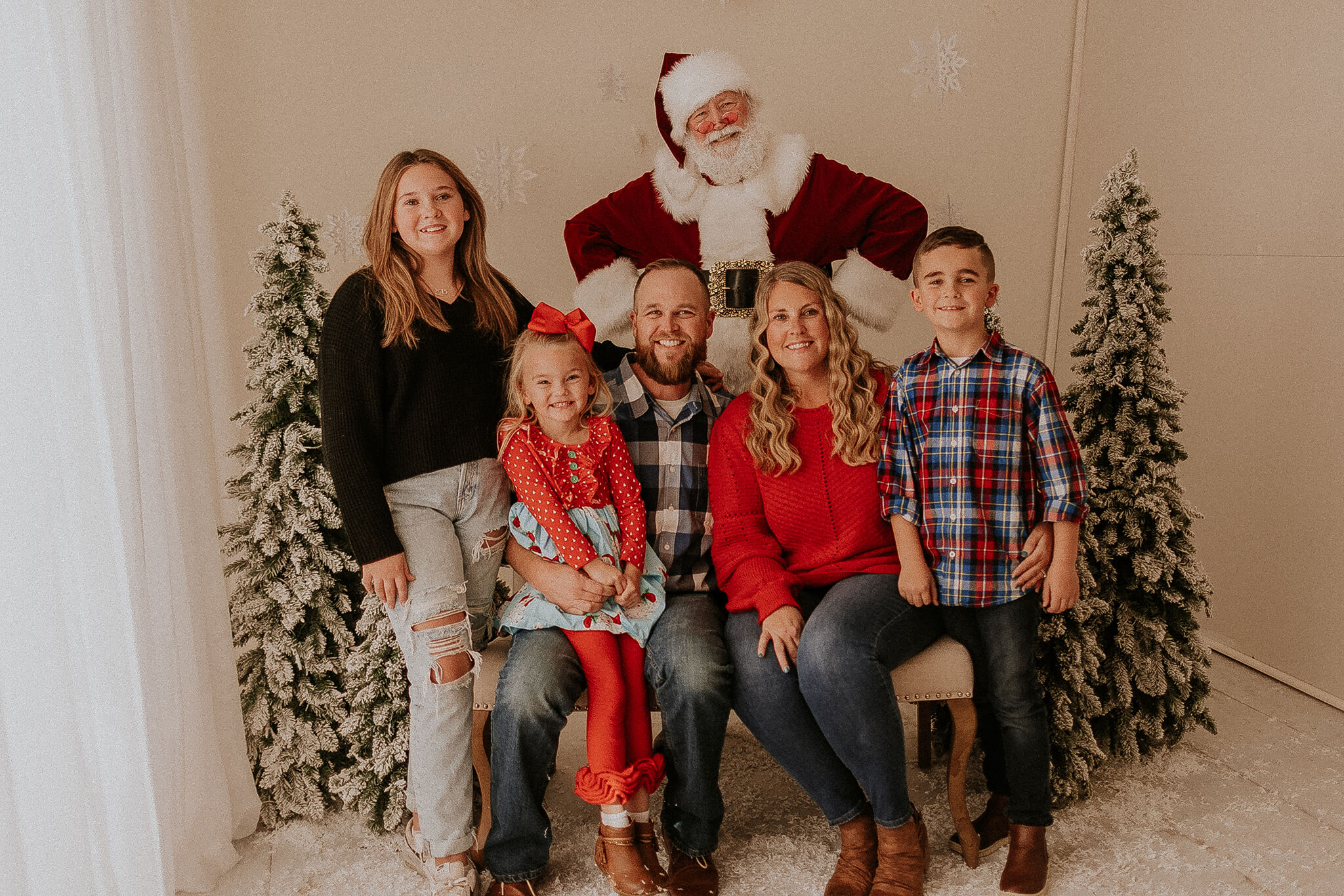 nashville santa sessions with kids and parents