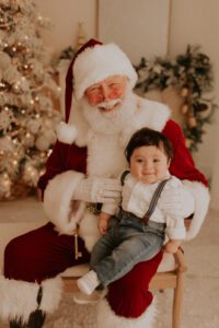 santa photographer in nashville studio